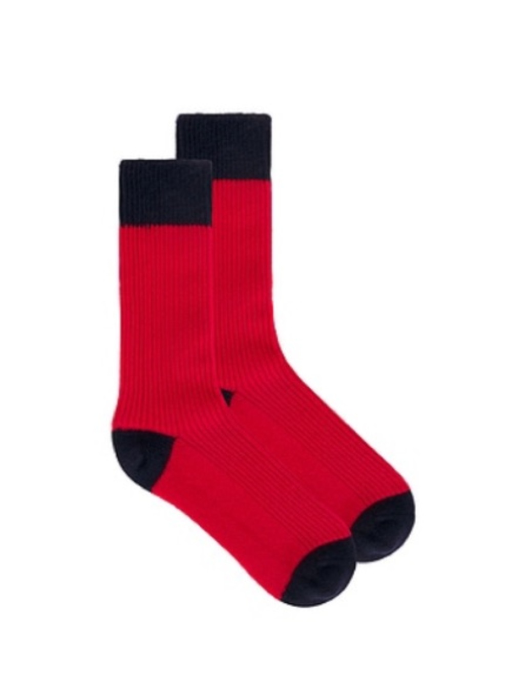 NWT Guest In Residence 100% Cashmere Socks in Color True Red & Midnight